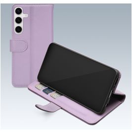 Mobilize Premium Gelly Housse Samsung Galaxy S24 FE Etui Porte-Monnaie - Violet