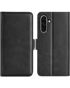 Mobigear Slim Magnet Housse Samsung Galaxy A36 Etui Porte-Monnaie - Noir