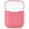 Mobigear Colors Coque Apple AirPods 1 Coque en Silicone Souple - Rose