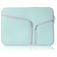 Mobigear Double Zipper Pochette Ordinateur portable en Neoprène (max 23 cm x 32 cm) Housse ordinateur - Vert