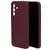 Mobiparts Coque Samsung Galaxy A56 Coque arrière en Silicone - Plum Red