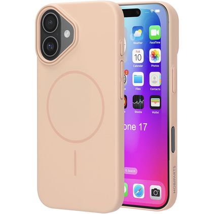 Mobiparts Slim Line Coque iPhone 17 MagSafe Coque arrière Rigide - Dune Sand