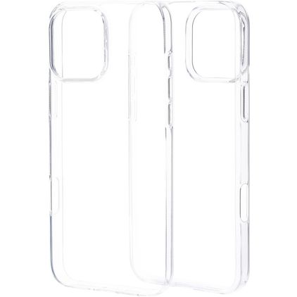 Mobiparts Classic Coque Transparente iPhone 16 Pro Max Coque arrière en TPU Souple - Transparent
