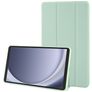 Mobigear Tri-Fold Gel Coque Samsung Galaxy Tab A9 (2023) Etui en TPU,Similicuir - Vert