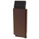Valenta Cardprotector Plus Porte-cartes Aluminium - 5 cartes - Compatible MagSafe - Marron