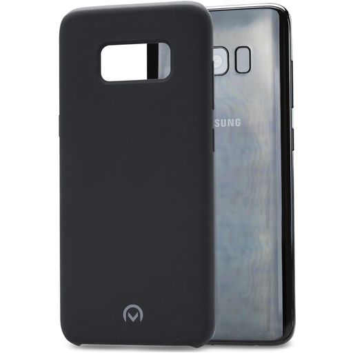 Mobilize Solid Coque Samsung Galaxy S8 Coque arrière en Silicone - Noir