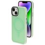 Mobiparts Hardcover Coque iPhone 13 MagSafe Coque arrière Rigide - Satin Light Green