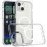 Mobigear Crystal Coque Transparente iPhone 14 MagSafe Coque arrière Rigide - Transparent