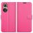 Mobigear Classic Housse HONOR 50 Etui Porte-Monnaie - Magenta