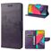 Mobigear Flowers Housse Samsung Galaxy M53 Etui Porte-Monnaie - Violet