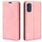 Mobigear Retro Slim Housse Motorola Moto E32s Etui Porte-Monnaie - Rose