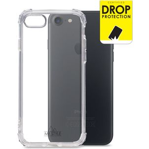 My Style Protective Flex Coque Transparente iPhone SE (2022) Coque arrière en TPU Souple Anti-Chocs - Transparent