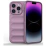 Mobigear Bumpy Coque iPhone 15 Pro Coque arrière en TPU Souple - Violet