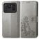 Mobigear Clover Housse Xiaomi Mi 11 Ultra Etui Porte-Monnaie - Gris