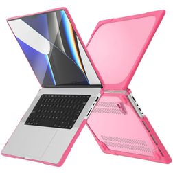 Mobigear Shockproof MacBook Pro 14 Pouces (2021-2026) Coque - Rose - Model A2442 / A2779 / A2918 / A2992 / A3401 / A3112 / A3434 / A3427 / A3426