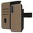 Mobiparts Samsung Galaxy A15 Coque Cuir véritable Étui 2en1 avec coque amovible Portefeuille - Taupe