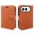 Mobigear Classic Housse iPhone Duo Etui Porte-Monnaie - Marron