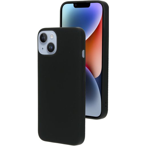 Mobiparts Coque iPhone 14 Coque arrière en Silicone - Noir
