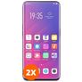 Mobigear OPPO Find X Verre trempé Protection d'écran - Compatible Coque (Lot de 2)