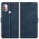 Mobigear Wallet Housse Motorola Moto G30 Etui Porte-Monnaie - Bleu