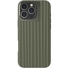 Nudient Bold Coque iPhone 16 Pro Max MagSafe Coque arrière Rigide - Olive Green