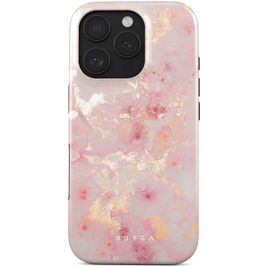 Burga Tough Coque iPhone 16 Pro Coque arrière Rigide Anti-Chocs - Golden Coral