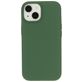 Mobiparts Coque iPhone 15 Coque arrière en Silicone - Forest Green