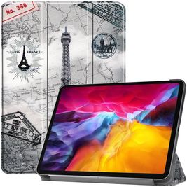 Mobigear Tri-Fold Coque iPad Pro 11 Pouces (2021) Etui - tour Eiffel