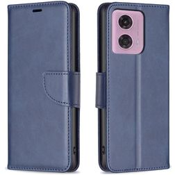 Mobigear Excellent Housse Motorola Moto G24 Etui Porte-Monnaie - Bleu