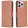 Mobigear Excellent Housse iPhone 16 Pro Etui Porte-Monnaie - Marron