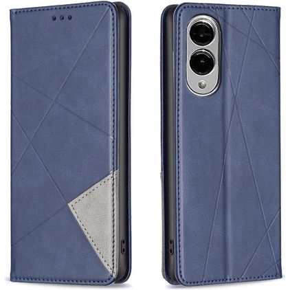 Mobigear Rhombus Slim Housse Samsung Galaxy S25 Edge Etui - Bleu