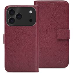 My Style Flex Wallet Housse iPhone 17 Pro Etui Porte-Monnaie - Bordeaux