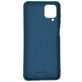 Mobiparts Coque Samsung Galaxy A12 Coque arrière en Silicone - Blueberry Blue