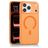 Mobigear Shockproof Grip Coque iPhone 17 Pro Max MagSafe Coque arrière Rigide - Orange