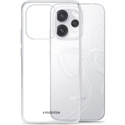 Mobilize Gelly Transparent OPPO Reno 15 Pro TPU souple Coque arrière - Transparent