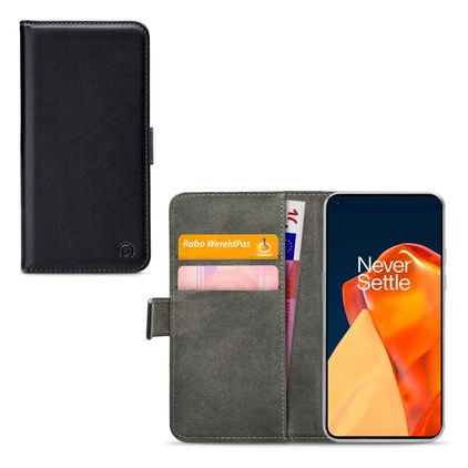 Mobilize Classic Gelly Wallet OnePlus 9 Étui Portefeuille - Noir