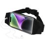 Mobiparts Comfort Fit Belt Brassard Téléphone iPhone 14 Plus Ceinture Coque de Sport en Neoprène - Noir