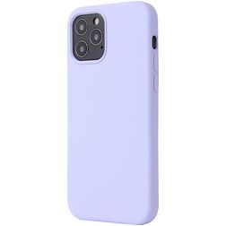 Mobigear Rubber Touch Coque iPhone 12 Coque arrière en Silicone - Violet
