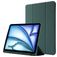 Mobigear Tri-Fold Gel Coque iPad Air 11 Pouces (2024) Etui en TPU,Similicuir + Porte-crayon - Vert