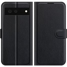 Mobigear Classic Housse Google Pixel 6 Etui Porte-Monnaie - Noir