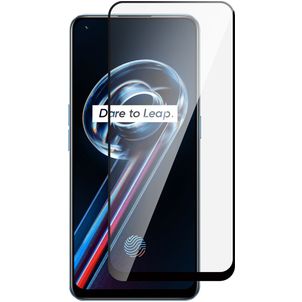 Mobigear Premium Realme 9 Pro Verre trempé Protection d'écran - Compatible Coque - Noir