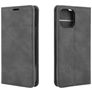 Mobigear Retro Slim Housse iPhone 12 Etui Porte-Monnaie - Noir