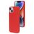 Mobiparts Coque iPhone 14 Coque arrière en Silicone - Scarlet Red
