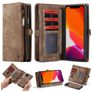 Caseme 008 Housse iPhone 11 Pro Etui avec Coque Détachable Porte-Monnaie - Marron