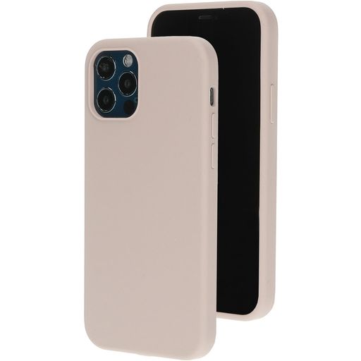 Mobiparts Coque iPhone 12 Pro Coque arrière en Silicone - Rose saumon