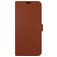 Valenta Gel Skin Housse Samsung Galaxy A12 Etui en Cuir Véritable Porte-Monnaie - Marron