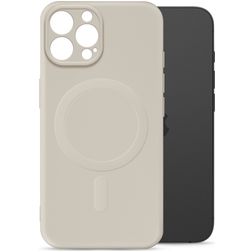 My Style Protective Flex Coque iPhone 16 Pro Max MagSafe Coque arrière en TPU Souple - Antique White