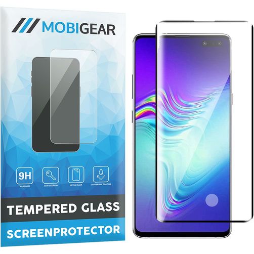 Mobigear Premium Samsung Galaxy S10 5G Verre trempé Protection d'écran - Compatible coque - Noir
