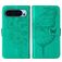 Mobigear Butterfly Google Pixel 9 Étui Portefeuille - Vert