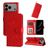 Mobigear Sunflower iPhone 18 Pro Max Étui Portefeuille - Rouge